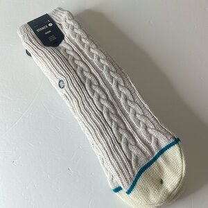 Stance Janelle Slipper Socks Canvas / Tan Large
